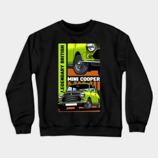 Retro Cooper British Car Crewneck Sweatshirt